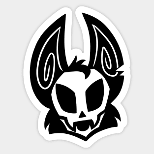 Bat Skull Sticker